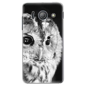 Plastové puzdro iSaprio - BW Owl - Huawei Ascend Y300 vyobraziť