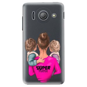 Plastové puzdro iSaprio - Super Mama - Two Boys - Huawei Ascend Y300 vyobraziť