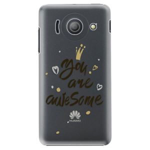 Plastové puzdro iSaprio - You Are Awesome - black - Huawei Ascend Y300 vyobraziť
