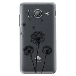 Plastové puzdro iSaprio - Three Dandelions - black - Huawei Ascend Y300 vyobraziť