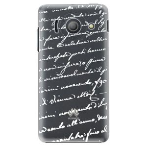 Plastové puzdro iSaprio - Handwriting 01 - white - Huawei Ascend Y300 vyobraziť