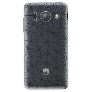 Plastové puzdro iSaprio - Abstract Triangles 03 - black - Huawei Ascend Y300 vyobraziť