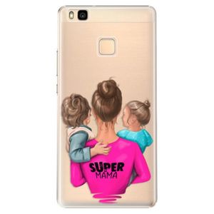 Plastové puzdro iSaprio - Super Mama - Boy and Girl - Huawei Ascend P9 Lite vyobraziť