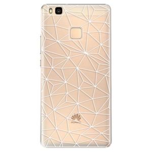 Plastové puzdro iSaprio - Abstract Triangles 03 - white - Huawei Ascend P9 Lite vyobraziť