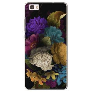 Plastové puzdro iSaprio - Dark Flowers - Huawei Ascend P8 Lite vyobraziť