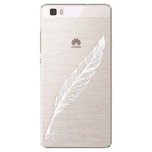 Plastové puzdro iSaprio - Writing By Feather - white - Huawei Ascend P8 Lite vyobraziť