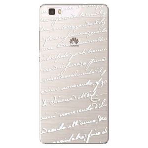 Plastové puzdro iSaprio - Handwriting 01 - white - Huawei Ascend P8 Lite vyobraziť