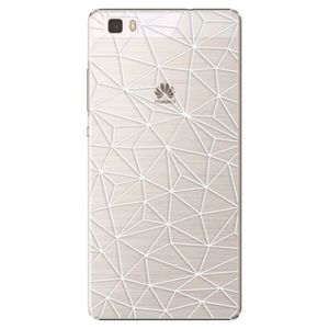 Plastové puzdro iSaprio - Abstract Triangles 03 - white - Huawei Ascend P8 Lite vyobraziť