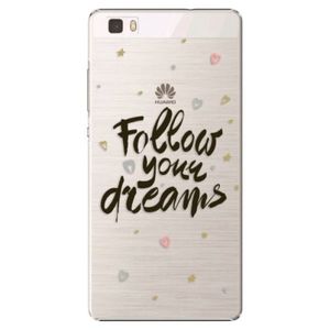 Plastové puzdro iSaprio - Follow Your Dreams - black - Huawei Ascend P8 Lite vyobraziť