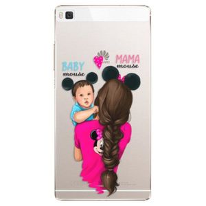 Plastové puzdro iSaprio - Mama Mouse Brunette and Boy - Huawei Ascend P8 vyobraziť