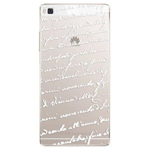 Plastové puzdro iSaprio - Handwriting 01 - white - Huawei Ascend P8 vyobraziť