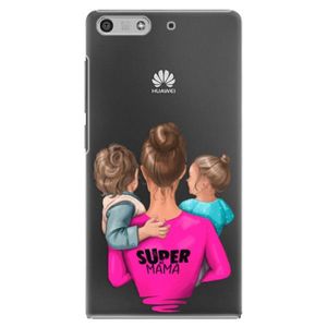 Plastové puzdro iSaprio - Super Mama - Boy and Girl - Huawei Ascend P7 Mini vyobraziť