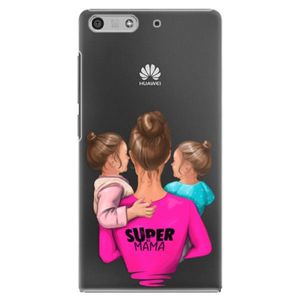 Plastové puzdro iSaprio - Super Mama - Two Girls - Huawei Ascend P7 Mini vyobraziť