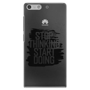 Plastové puzdro iSaprio - Start Doing - black - Huawei Ascend P7 Mini vyobraziť