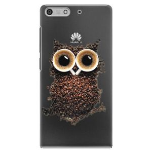 Plastové puzdro iSaprio - Owl And Coffee - Huawei Ascend P7 Mini vyobraziť