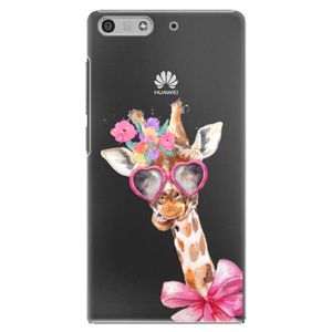 Plastové puzdro iSaprio - Lady Giraffe - Huawei Ascend P7 Mini vyobraziť