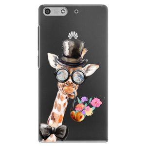 Plastové puzdro iSaprio - Sir Giraffe - Huawei Ascend P7 Mini vyobraziť