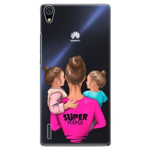Plastové puzdro iSaprio - Super Mama - Two Girls - Huawei Ascend P7 vyobraziť