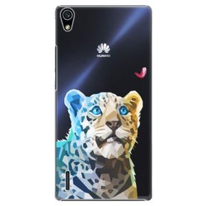 Plastové puzdro iSaprio - Leopard With Butterfly - Huawei Ascend P7 vyobraziť
