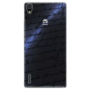 Plastové puzdro iSaprio - Handwriting 01 - black - Huawei Ascend P7 vyobraziť