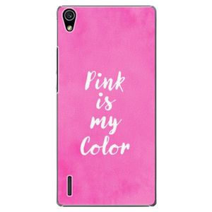 Plastové puzdro iSaprio - Pink is my color - Huawei Ascend P7 vyobraziť