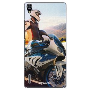 Plastové puzdro iSaprio - Motorcycle 10 - Huawei Ascend P7 vyobraziť