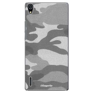 Plastové puzdro iSaprio - Gray Camuflage 02 - Huawei Ascend P7 vyobraziť