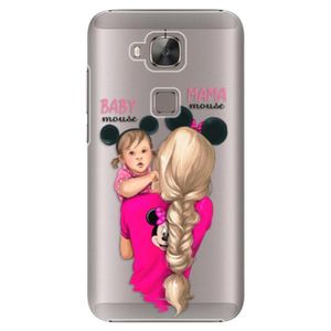 Plastové puzdro iSaprio - Mama Mouse Blond and Girl - Huawei Ascend G8 vyobraziť
