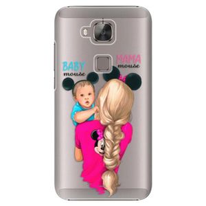 Plastové puzdro iSaprio - Mama Mouse Blonde and Boy - Huawei Ascend G8 vyobraziť
