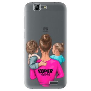 Plastové puzdro iSaprio - Super Mama - Boy and Girl - Huawei Ascend G7 vyobraziť