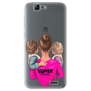 Plastové puzdro iSaprio - Super Mama - Two Boys - Huawei Ascend G7 vyobraziť