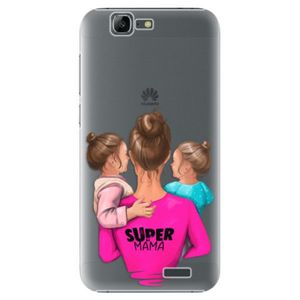 Plastové puzdro iSaprio - Super Mama - Two Girls - Huawei Ascend G7 vyobraziť