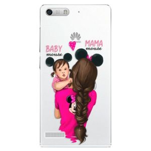 Plastové puzdro iSaprio - Mama Mouse Brunette and Girl - Huawei Ascend G6 vyobraziť