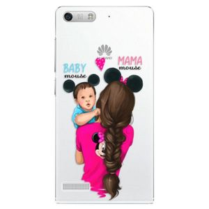 Plastové puzdro iSaprio - Mama Mouse Brunette and Boy - Huawei Ascend G6 vyobraziť