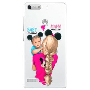 Plastové puzdro iSaprio - Mama Mouse Blonde and Boy - Huawei Ascend G6 vyobraziť