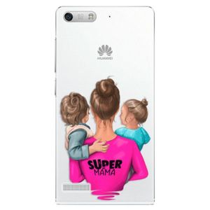 Plastové puzdro iSaprio - Super Mama - Boy and Girl - Huawei Ascend G6 vyobraziť