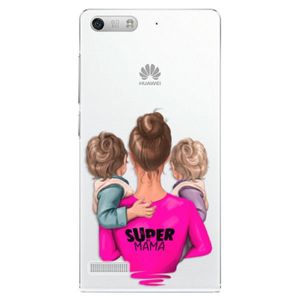 Plastové puzdro iSaprio - Super Mama - Two Boys - Huawei Ascend G6 vyobraziť