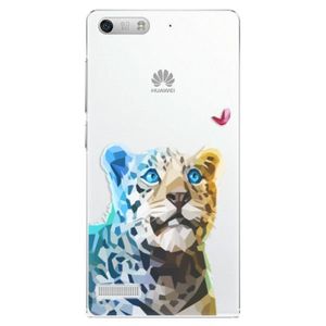 Plastové puzdro iSaprio - Leopard With Butterfly - Huawei Ascend G6 vyobraziť