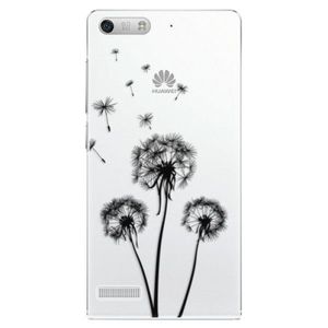 Plastové puzdro iSaprio - Three Dandelions - black - Huawei Ascend G6 vyobraziť
