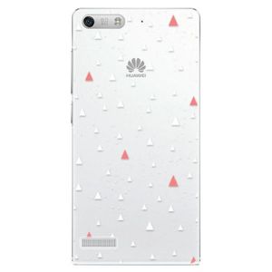 Plastové puzdro iSaprio - Abstract Triangles 02 - white - Huawei Ascend G6 vyobraziť