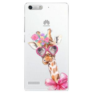 Plastové puzdro iSaprio - Lady Giraffe - Huawei Ascend G6 vyobraziť