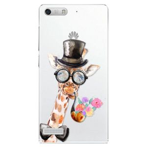 Plastové puzdro iSaprio - Sir Giraffe - Huawei Ascend G6 vyobraziť