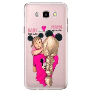 Plastové puzdro iSaprio - Mama Mouse Blond and Girl - Samsung Galaxy J5 2016 vyobraziť