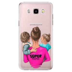 Plastové puzdro iSaprio - Super Mama - Boy and Girl - Samsung Galaxy J5 2016 vyobraziť