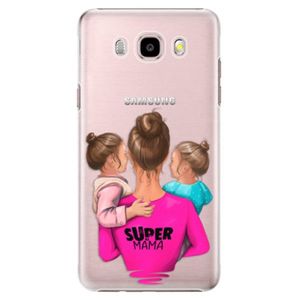 Plastové puzdro iSaprio - Super Mama - Two Girls - Samsung Galaxy J5 2016 vyobraziť