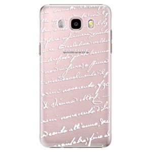 Plastové puzdro iSaprio - Handwriting 01 - white - Samsung Galaxy J5 2016 vyobraziť