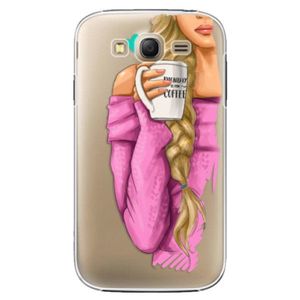 Plastové puzdro iSaprio - My Coffe and Blond Girl - Samsung Galaxy Grand Neo Plus vyobraziť