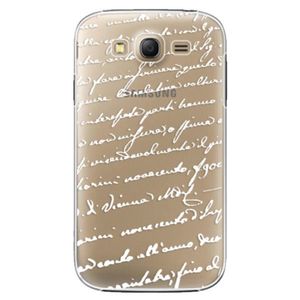 Plastové puzdro iSaprio - Handwriting 01 - white - Samsung Galaxy Grand Neo Plus vyobraziť