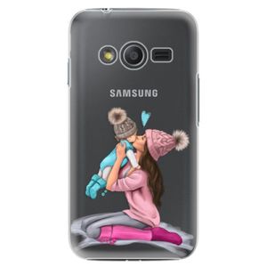 Plastové puzdro iSaprio - Kissing Mom - Brunette and Boy - Samsung Galaxy Trend 2 Lite vyobraziť