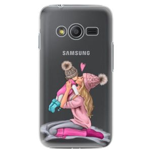 Plastové puzdro iSaprio - Kissing Mom - Blond and Girl - Samsung Galaxy Trend 2 Lite vyobraziť